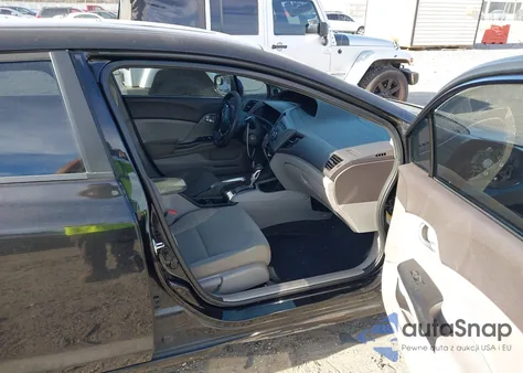 2012 Honda Civic Ex z USA, uszkodzony, nr VIN 19XFB2F86CE087685